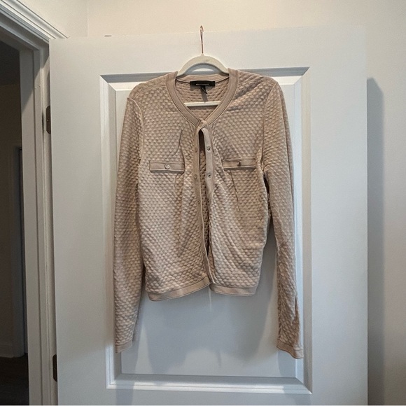 Tan snap closure cardigan - Picture 3 of 3